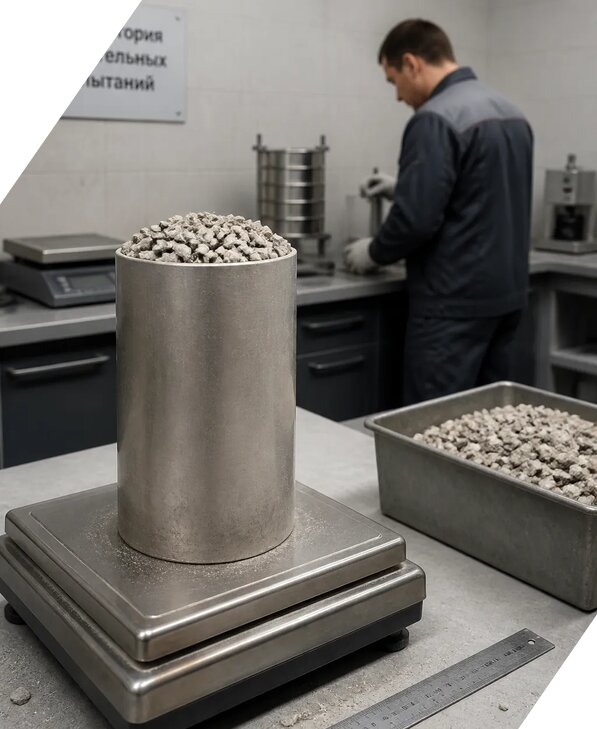 Определение насыпной плотности щебня в Полевской от 2566 р. | ЭкспертизаРоссия