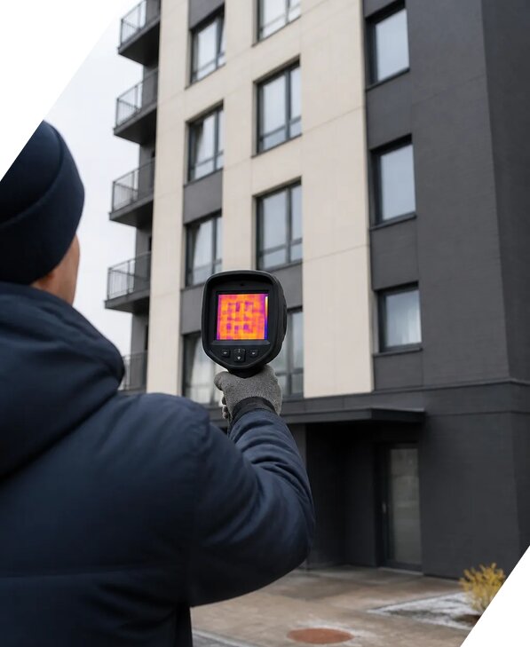 Тепловизионное обследование зданий в Полевской от 5133 р. | ЭкспертизаРоссия