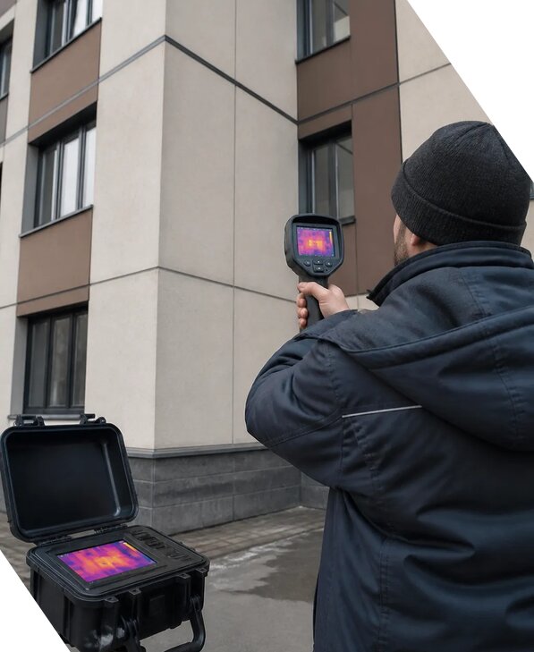 Тепловизионное обследование зданий и сооружений в Полевской
